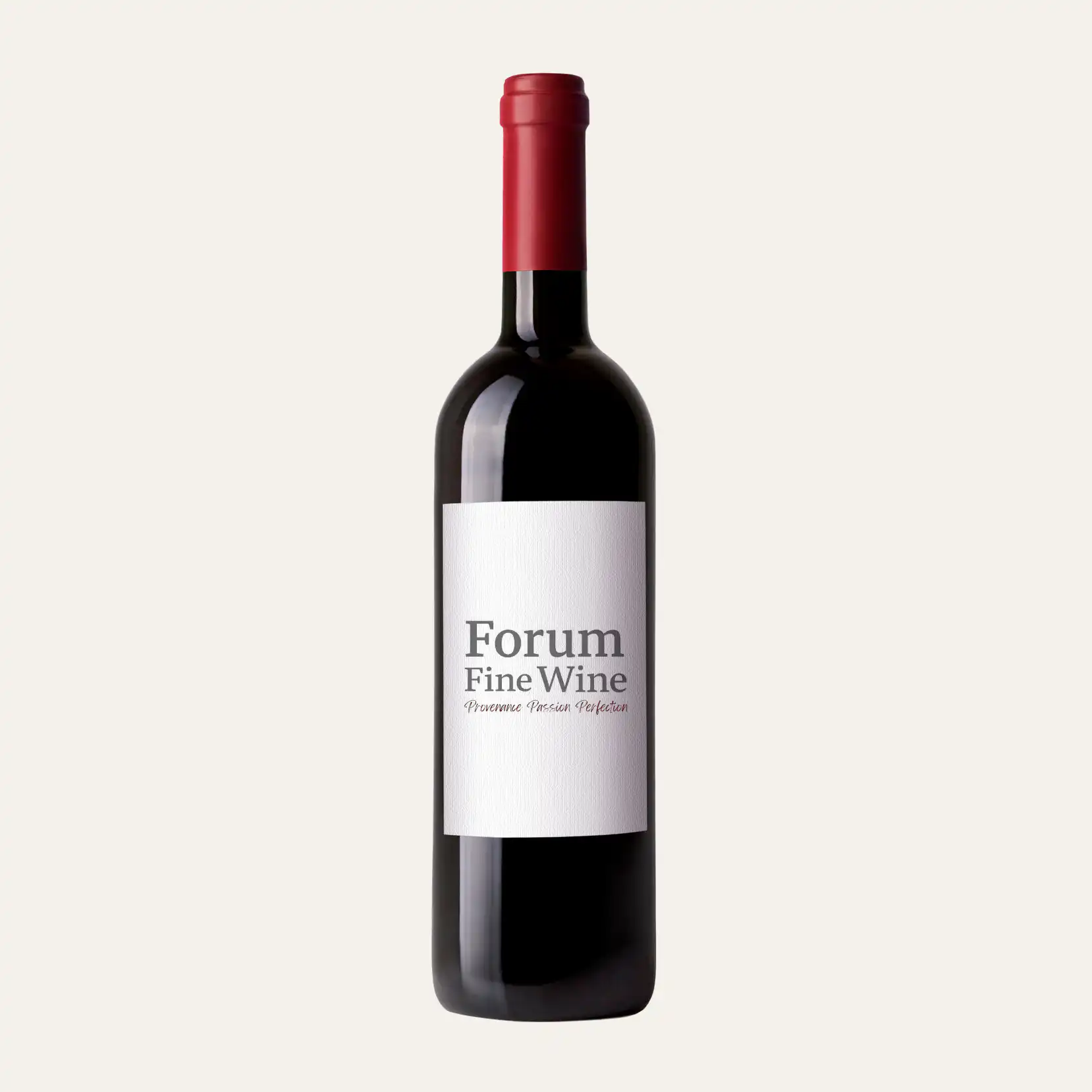Forum Fine Wine red wine bottle placeholder